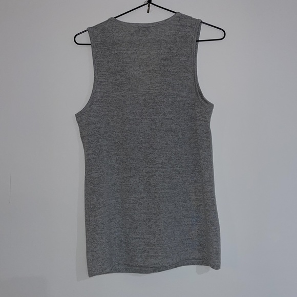 Witchery Light Grey Singlet Top with Ruffles - Picture 4 of 4